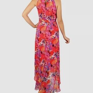 Julia Jordan Vibrant Floral High Low Dress